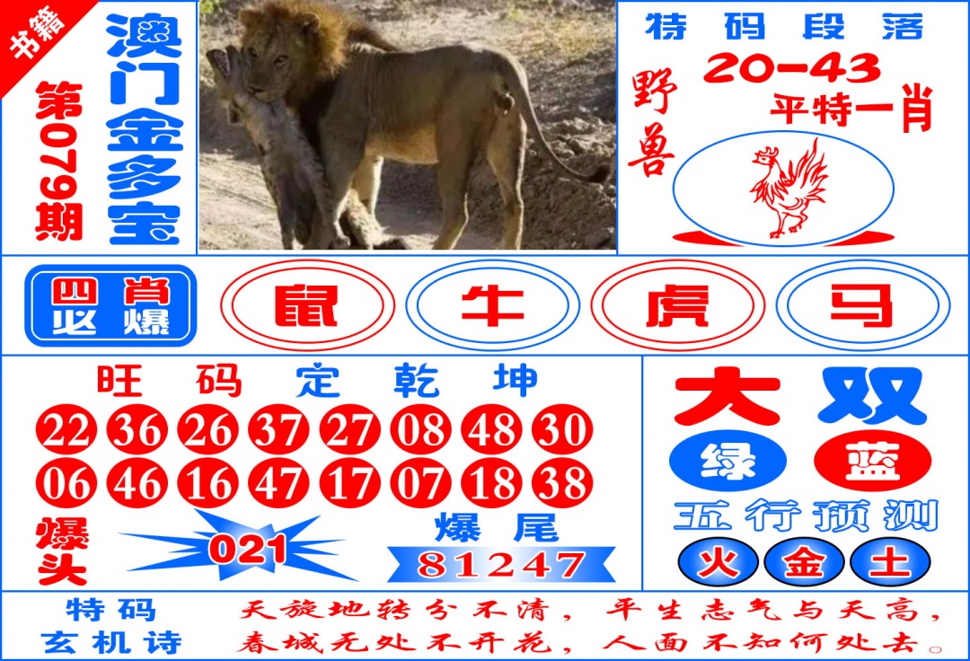 079期澳门金元宝[图]